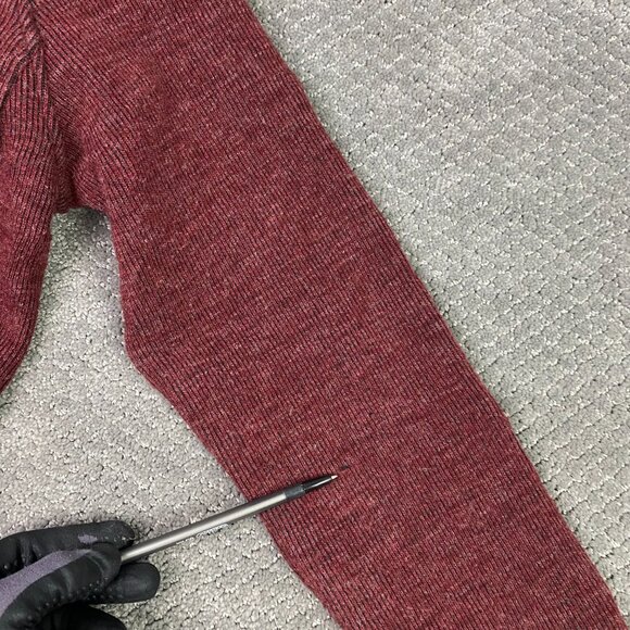 Outdoor Research Flurry Hooded Jacket Women's Medium Red Maroon Wool Blend - Picture 8 of 15